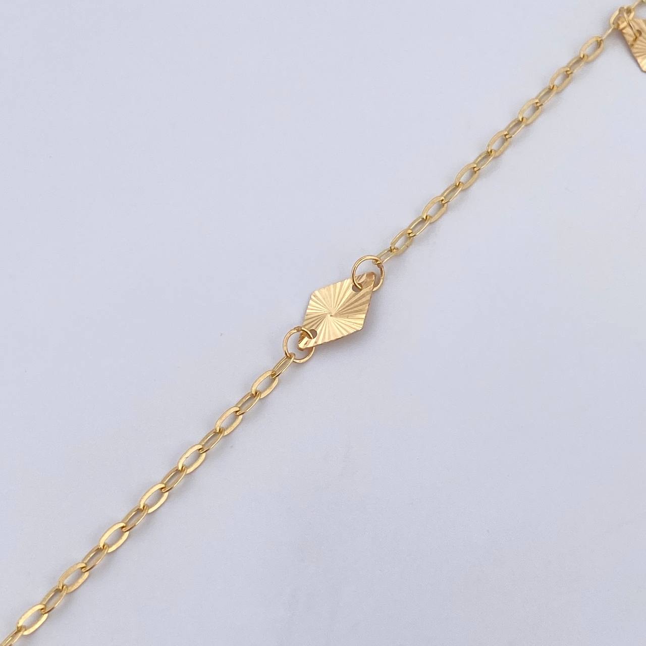 Tobillera Cajon 2.2gr / 25cm / 1.9mm Oro 18K &