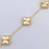 Pulso Trebol 5.9gr / 17cm-19cm / 1.8mm Nac.Esp.Oro 18K &