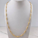 Cadena Rustica Dubai 8.45gr / 60cm / 3.5mm Oro Amarillo 18K $