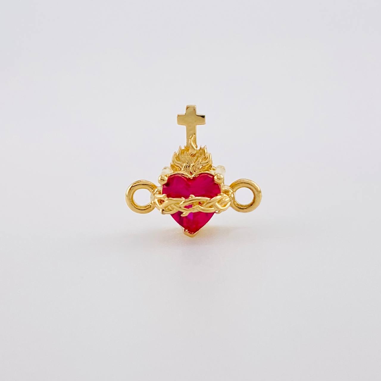 Herraje Sagrado Corazón 0.8g / 1cm Oro Amarillo 18K