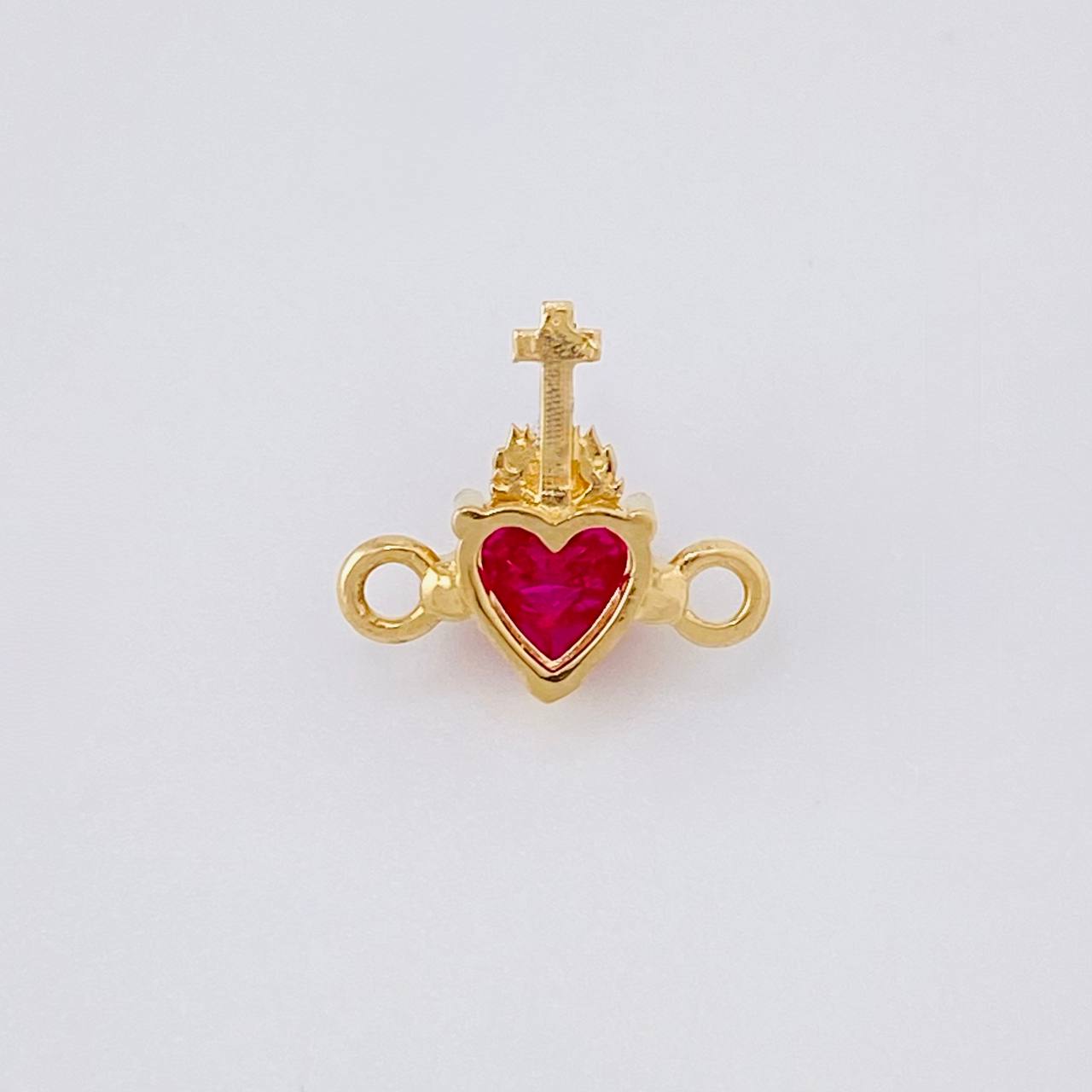 Herraje Sagrado Corazón 0.8g / 1cm Oro Amarillo 18K