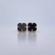 Topos Trebol 2.05gr / Onix Negro Oro Amarillo +4 18K $