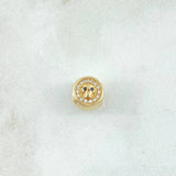 Herraje Calavera Tambor 1.9gr / 9mm Circones Blancos Negros Oro Amarillo 18K *