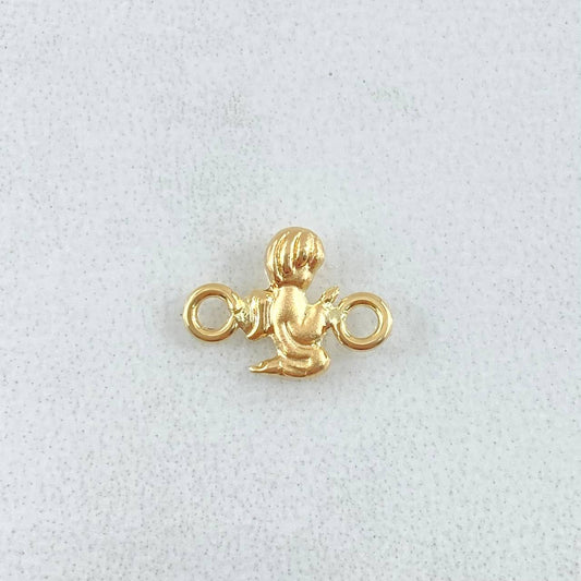 Herraje Silueta Angel 0.25gr / 1.2cm / Oro Amarillo 18K ©