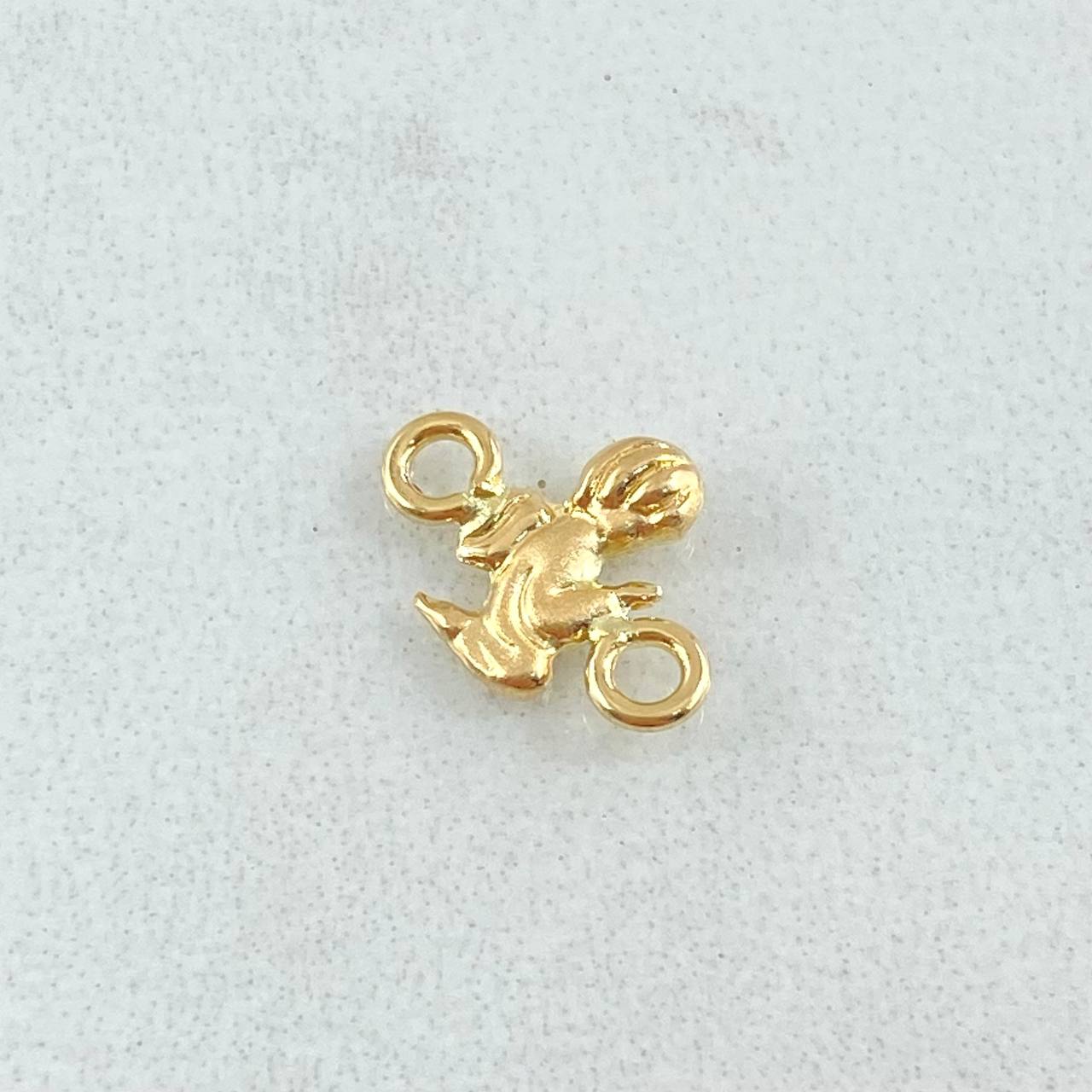 Herraje Silueta Angel 0.25gr / 1.2cm / Oro Amarillo 18K ©