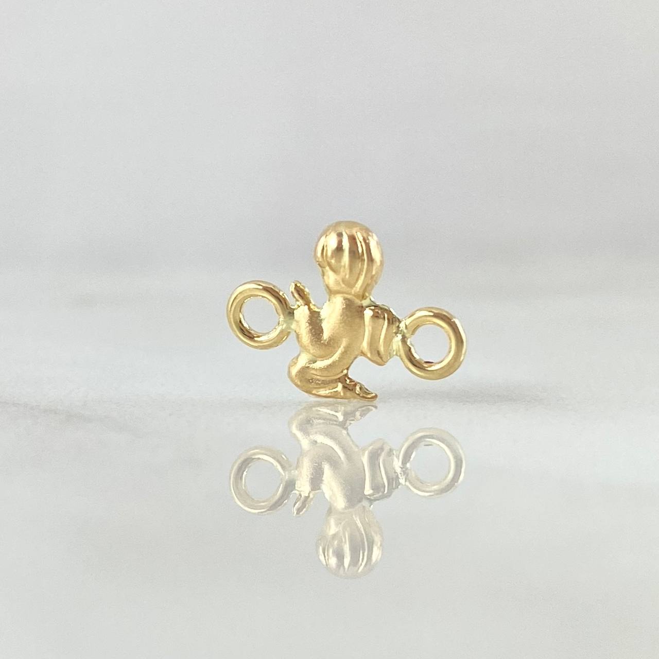 Herraje Silueta Angel 0.25gr / 1.2cm / Oro Amarillo 18K ©