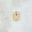 Dije Placa Rectangular 0.55gr / 1.5cm / Lisa Oro Amarillo 18K