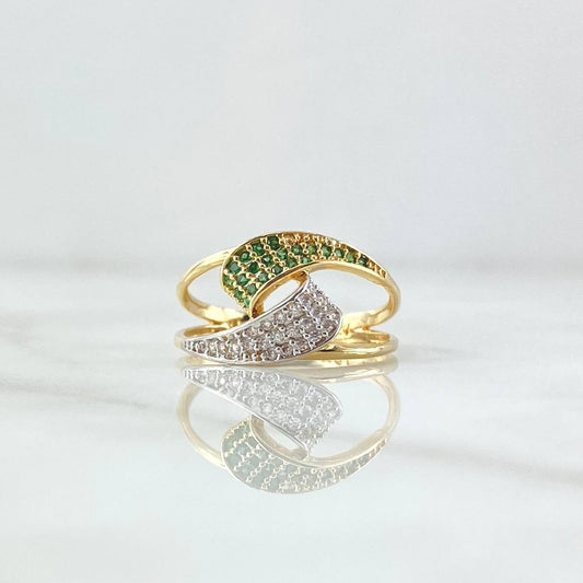 Anillo Abrazos Curvos 2.9g / T7 Oro Amarillo 18K