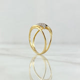 Anillo Abrazos Curvos 2.9g / T7 Oro Amarillo 18K