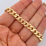 Pulso Cubana 14gr / 20cm / Oro Amarillo Nac.Esp. 18K $