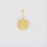 Dije Letra S Marco Bordeado 0.6g / 1.7cm Oro Amarillo 18K