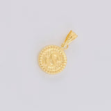 Dije Letra S Marco Bordeado 0.6g / 1.7cm Oro Amarillo 18K
