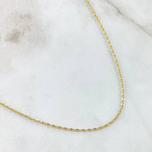 Cadena Marinera 2.35gr / 45cm / Oro Amarillo +3 18K *
