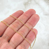 Cadena Aro Seguido 1.85gr / 45cm / Oro Amarillo +3 18K