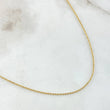 Cadena Aro Seguido 2.05gr / 50cm / Oro Amarillo +3 18K