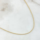 Cadena Aro Seguido 1.85gr / 45cm / Oro Amarillo +3 18K