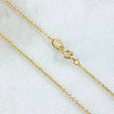Cadena Aro Seguido 2.05gr / 50cm / Oro Amarillo +3 18K
