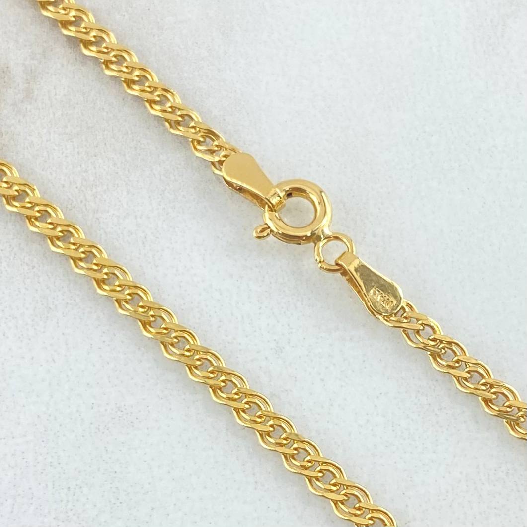 Cadena Garibaldi 2.5gr / 45cm / Oro Amarillo +3 18K *
