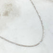Cadena Figaro 1.8gr / 45cm / Oro Blanco +1 18K