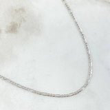 Cadena Figaro 1.8gr / 45cm / Oro Blanco +1 18K
