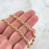 Cadena Marinera 15gr / 60cm / Oro Amarillo +3 18K