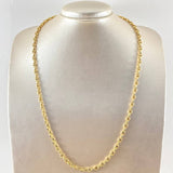 Cadena Marinera 15gr / 60cm / Oro Amarillo +3 18K