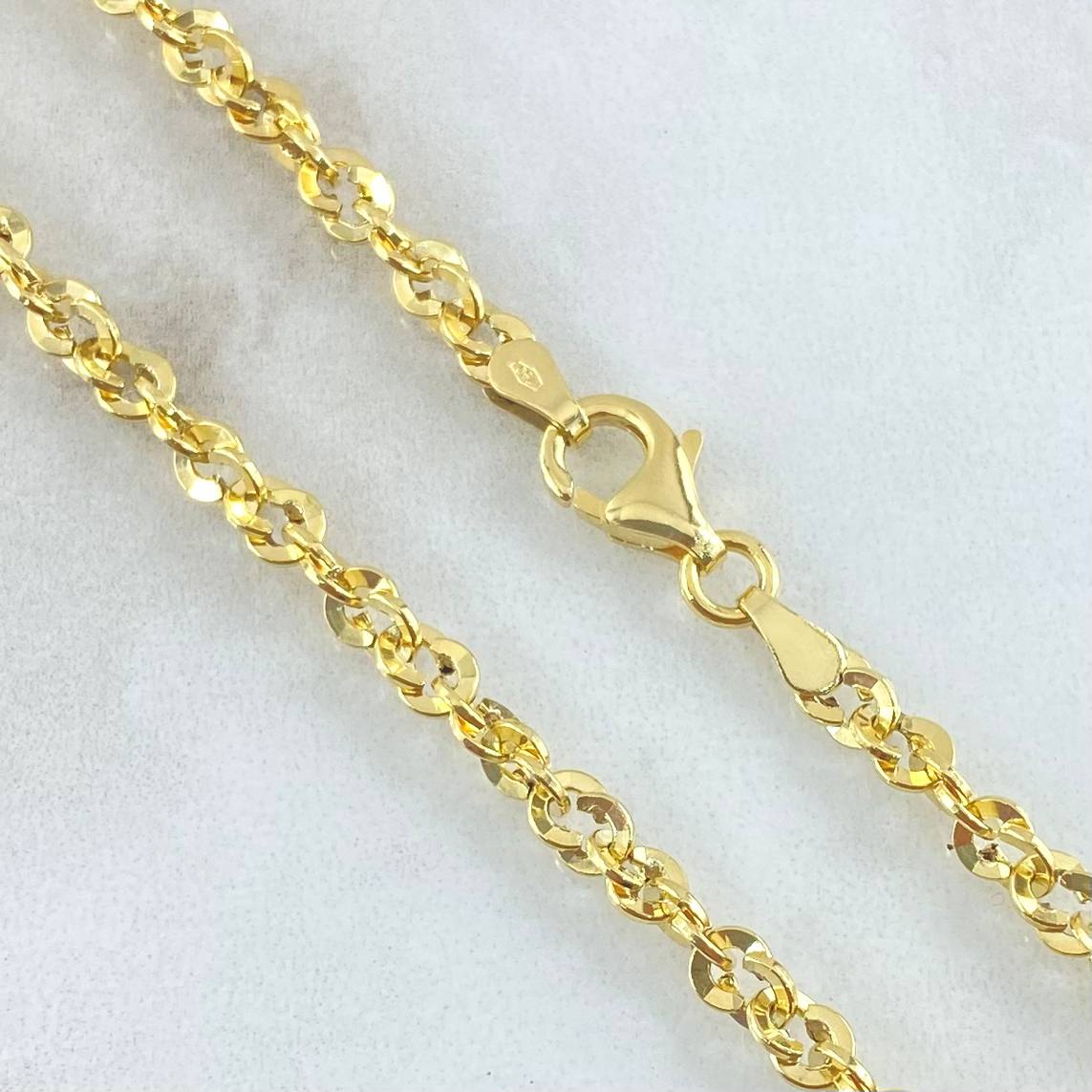 Cadena Lazo Roll-On 6.6gr / 60cm / Oro Amarillo +3 18K ©