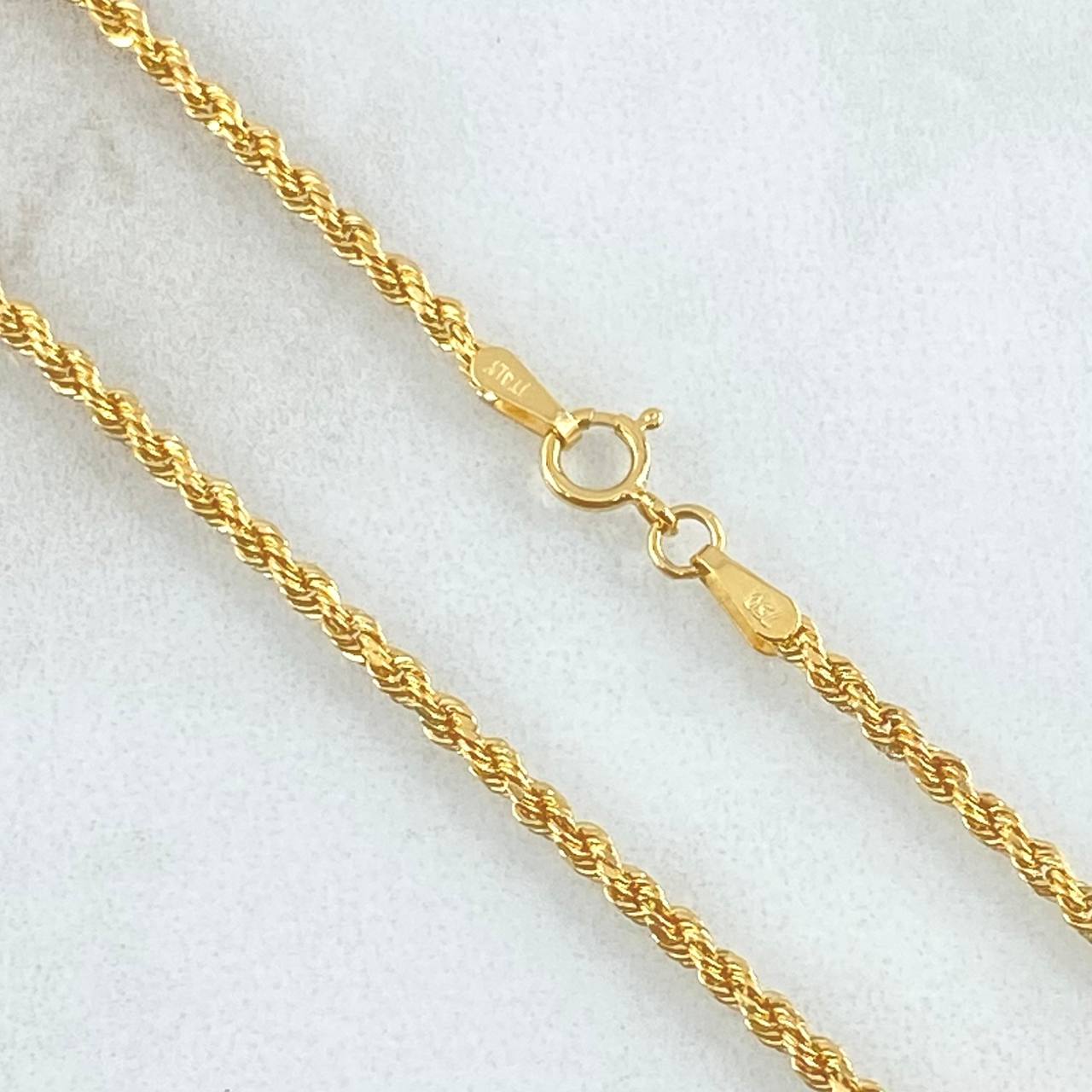 Cadena Lazo 2.8gr / 60cm / Oro Amarillo +3 18K