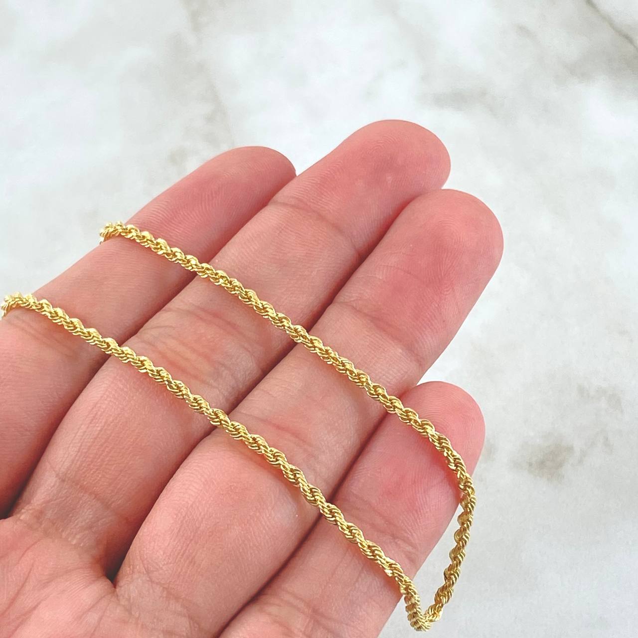 Cadena Lazo 2.8gr / 60cm / Oro Amarillo +3 18K