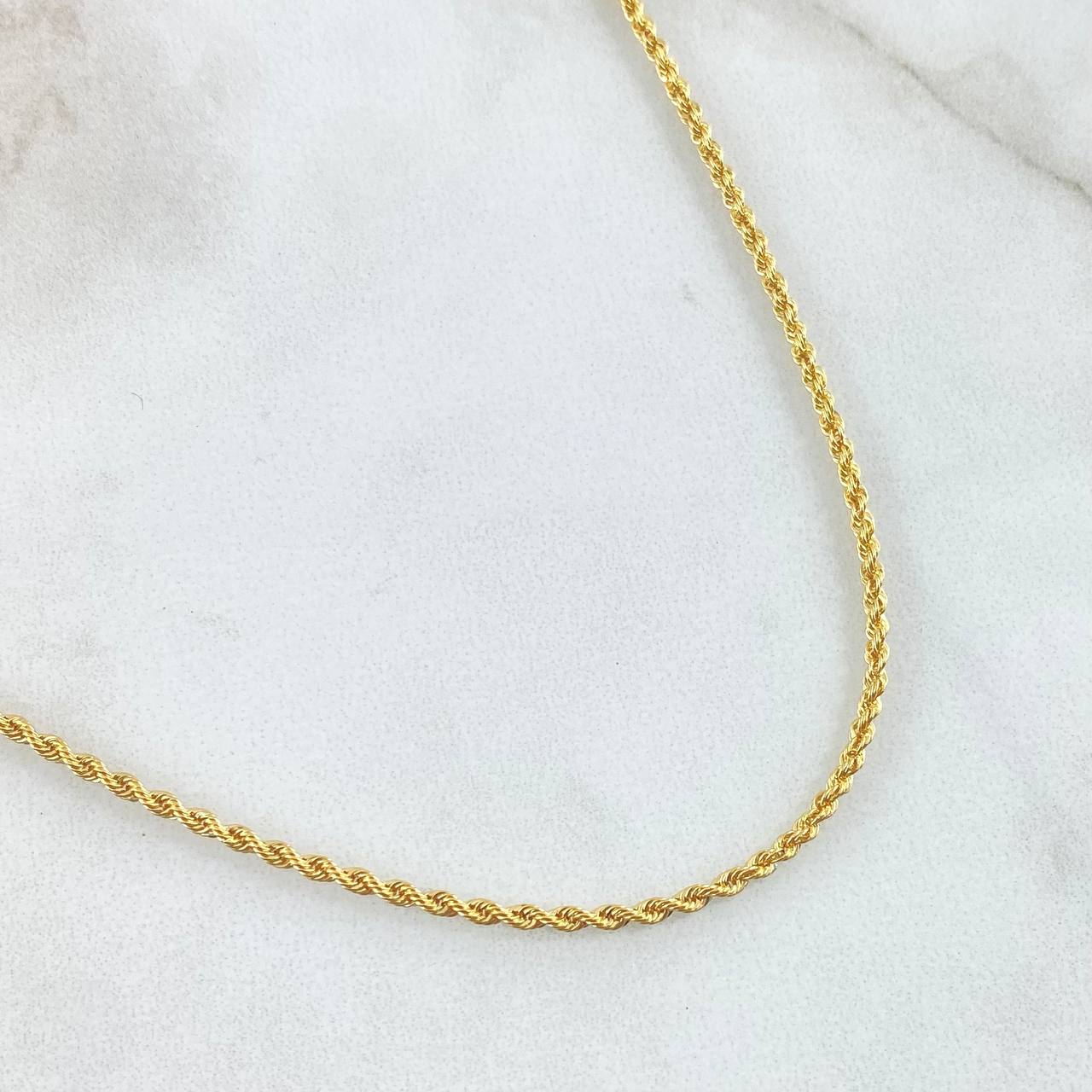 Cadena Lazo 1.6gr / 45cm / Oro Amarillo +3 18K
