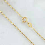 Cadena Morse 2.6gr / 60cm / Oro Amarillo +3 18K