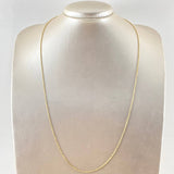 Cadena Morse 2.6gr / 60cm / Oro Amarillo +3 18K