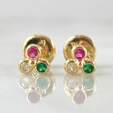 Topos Bola Trio 0.55gr / Oro Amarillo 18K *