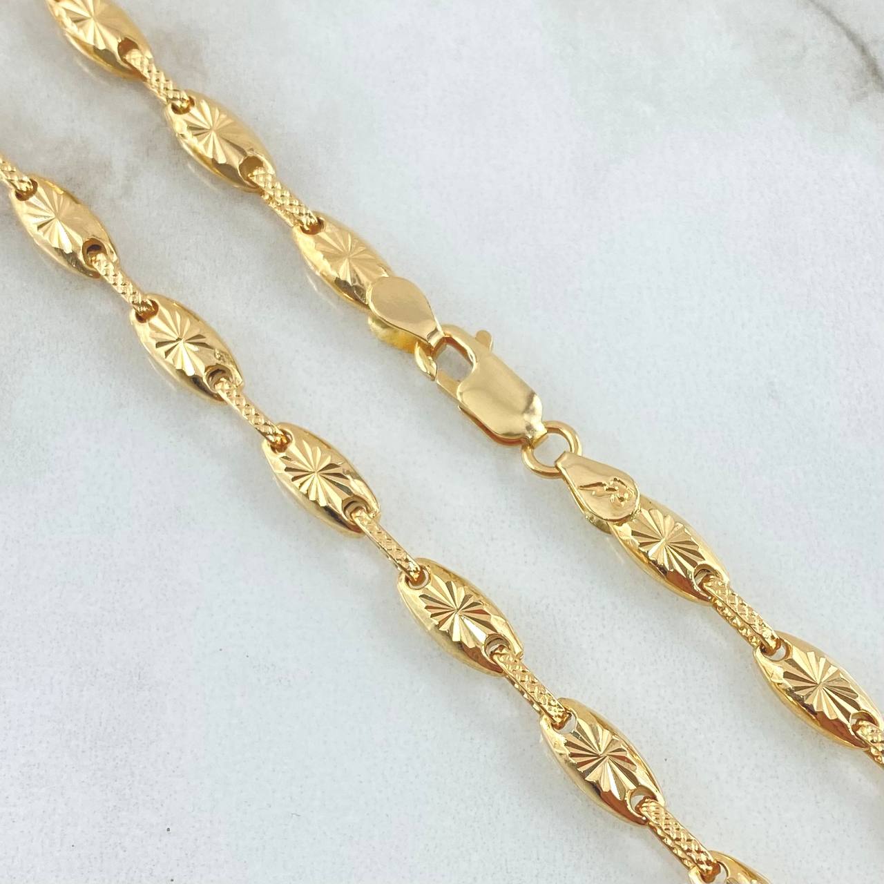 Cadena Rústica 38.7gr / 65cm / Oro Amarillo 18K ©