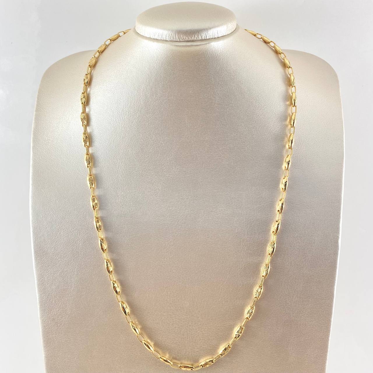 Cadena Rústica 38.7gr / 65cm / Oro Amarillo 18K ©