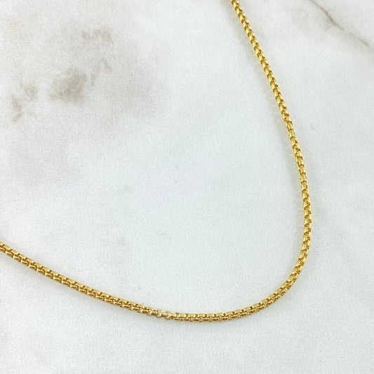 Cadena Veneciana 10.45gr / 60cm / Oro Amarillo +3 18K