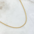 Cadena Cubana 1.3g / 50cm / 1.55mm Oro Amarillo 18K