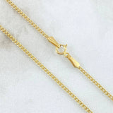 Cadena Cubana 1.8gr / 60cm / Oro Amarillo +1 18K *