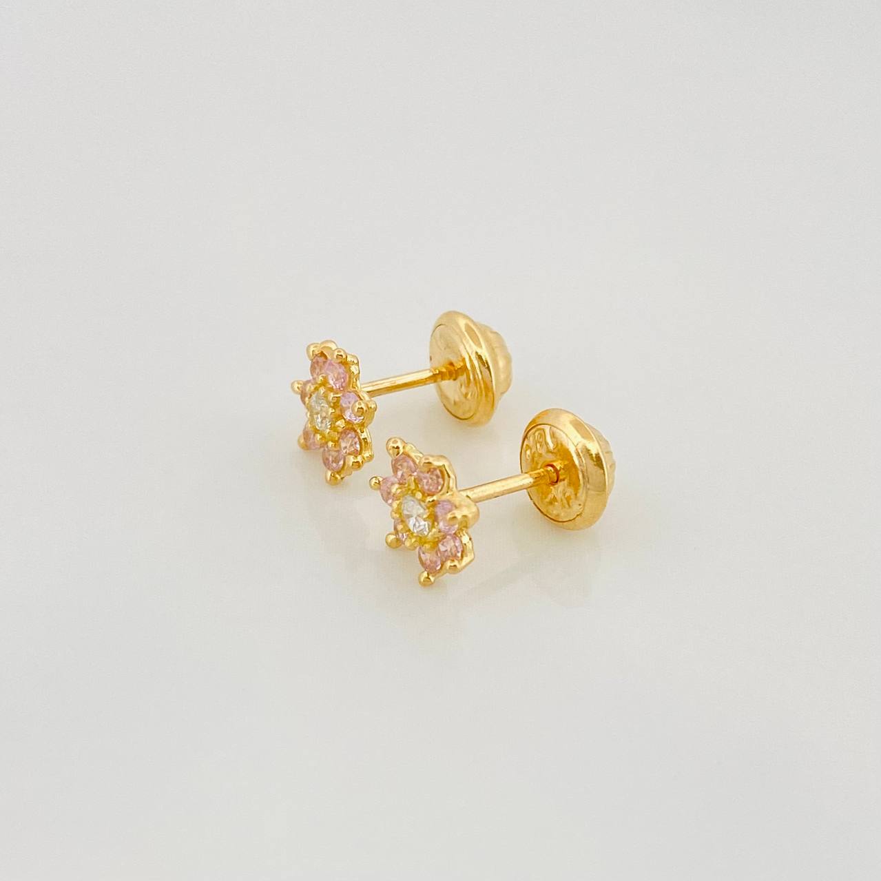 Topos Flor 0.95 g / 6.6 mm Oro Amarillo 18K