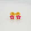 Topos Flor 0.85 g / 5.3 mm Oro Amarillo 18K