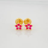 Topos Flor 0.85 g / 5.3 mm Oro Amarillo 18K