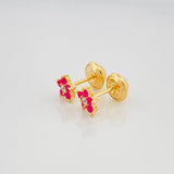 Topos Flor 0.85 g / 5.3 mm Oro Amarillo 18K
