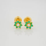 Topos Flor 0.9 g / 6.7 mm Oro Amarillo 18K