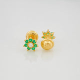 Topos Flor 0.9 g / 6.7 mm Oro Amarillo 18K