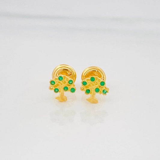 Topos Árbol 0.9 g / 6 mm Oro Amarillo 18K