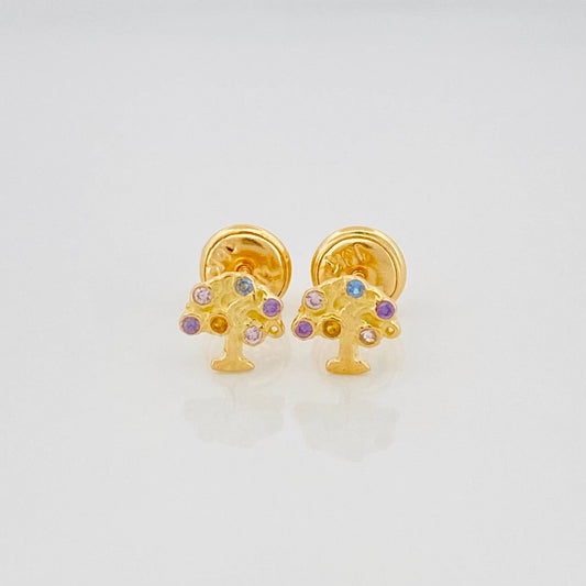 Topos Árbol 0.85 g / 6 mm Oro Amarillo 18K