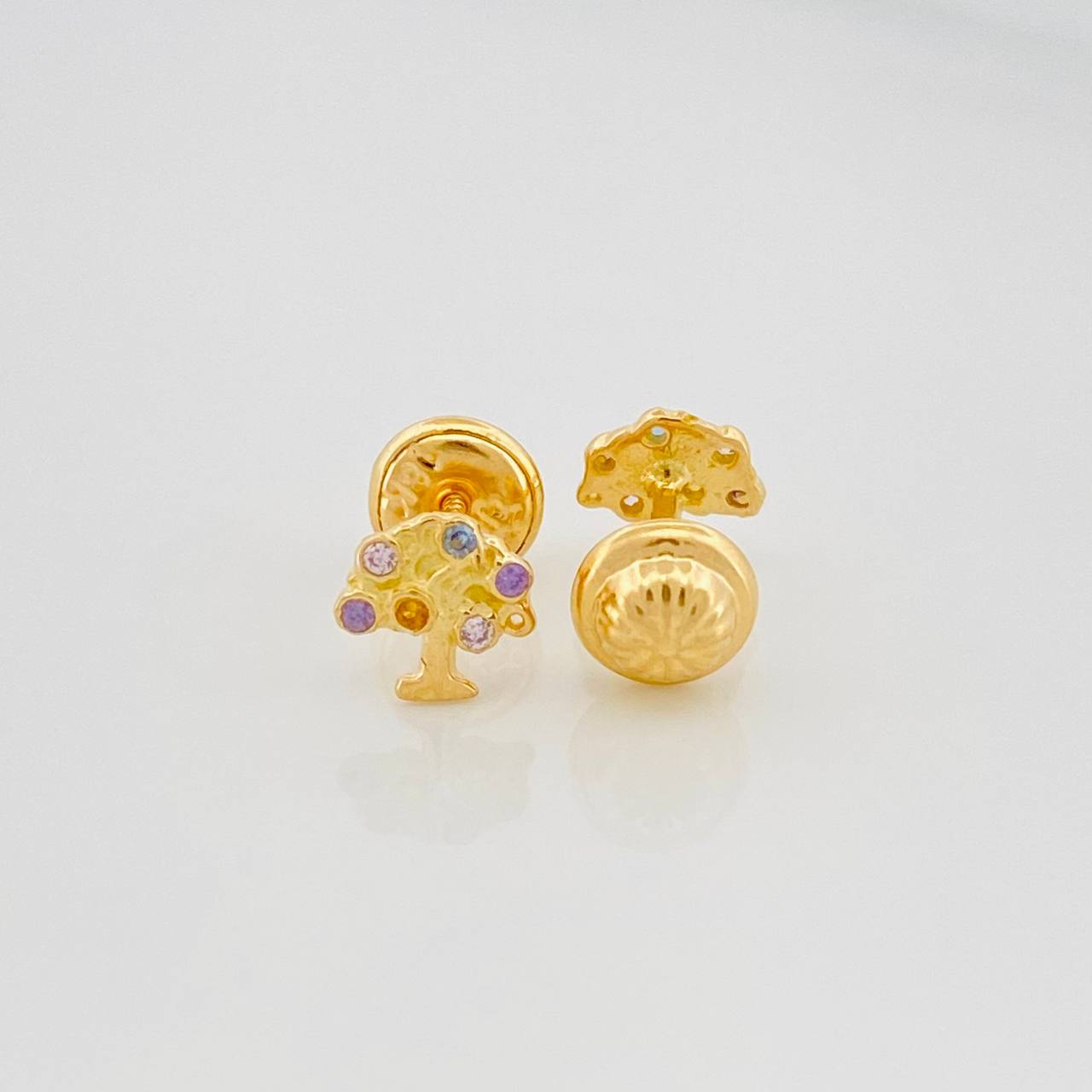 Topos Árbol 0.85 g / 6 mm Oro Amarillo 18K