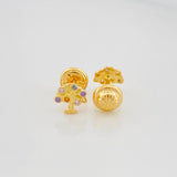 Topos Árbol 0.85 g / 6 mm Oro Amarillo 18K