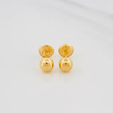Topos Bola Lisa 0.6 g / 5 mm Oro Amarillo 18K