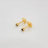 Topos Cuatro Garras 0.5 g / 2.3 mm Oro Amarillo 18K